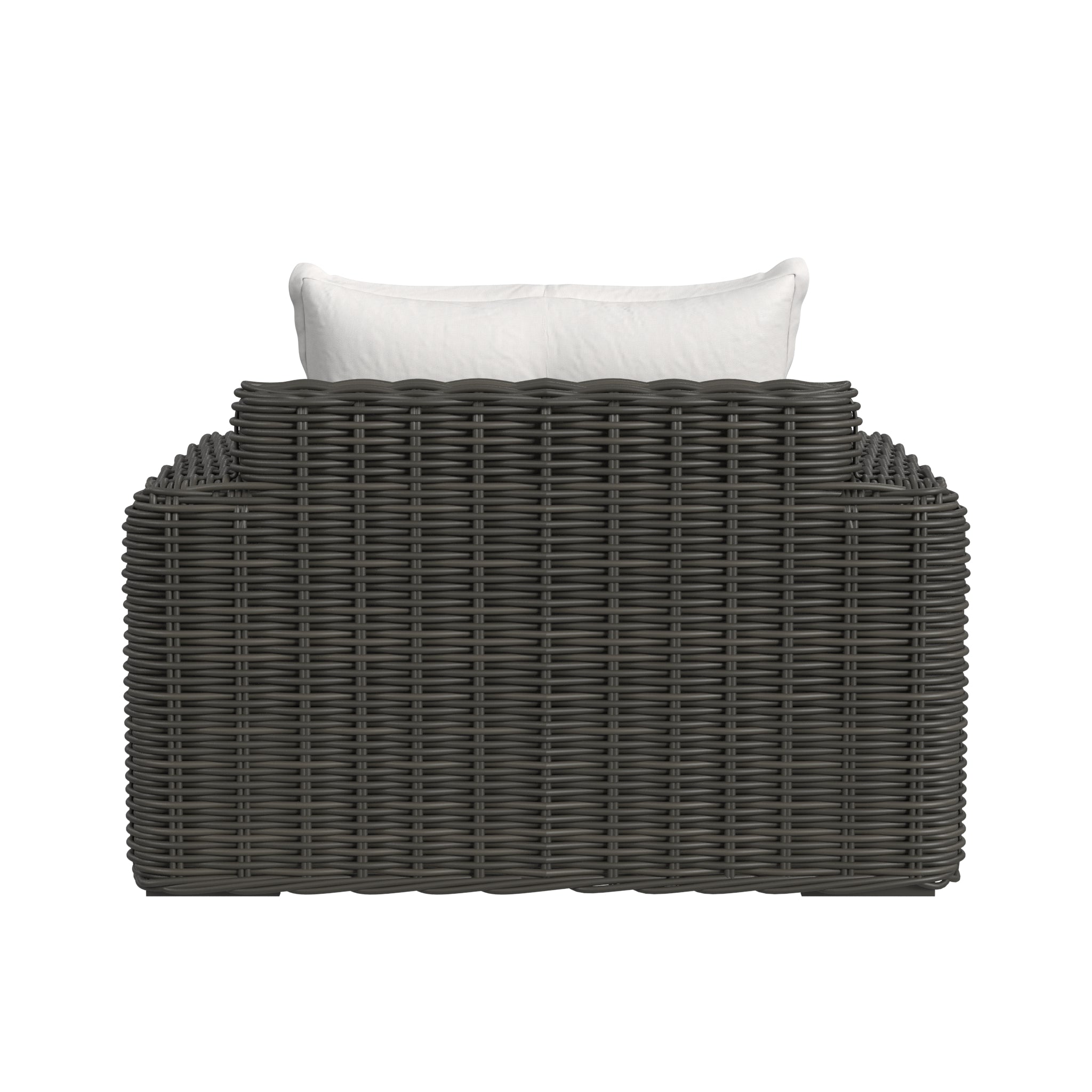Sunset West Cabo Oversized Club Chair in Soothe Pearl with Flange Welt