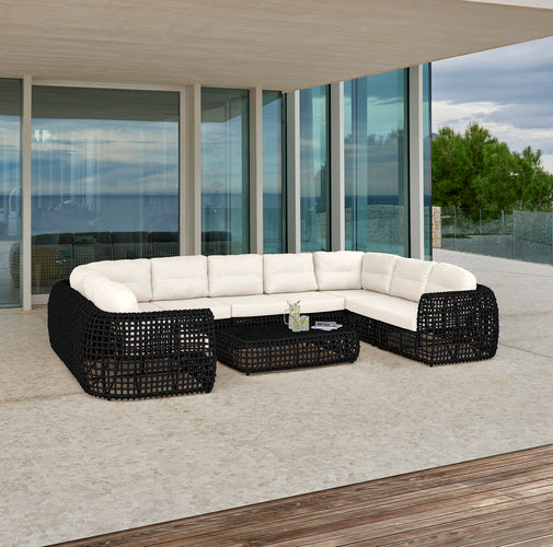 Skyline Design Dynasty 10-Piece Sectional Set with Sunbrella Cushions