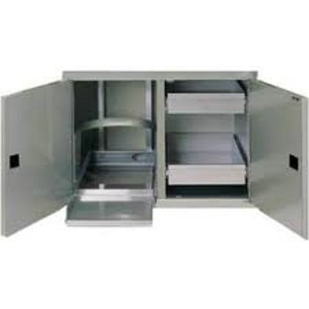 Fire Magic Legacy Double Door w Dual Drawers and Trash Tray