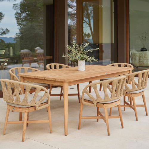 Skyline Design Krabi Rectangular Teak Dining Table