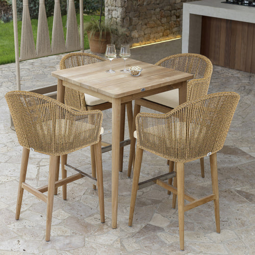Skyline Design Calixto 5-Piece Pub Set with Sunbrella Cushions