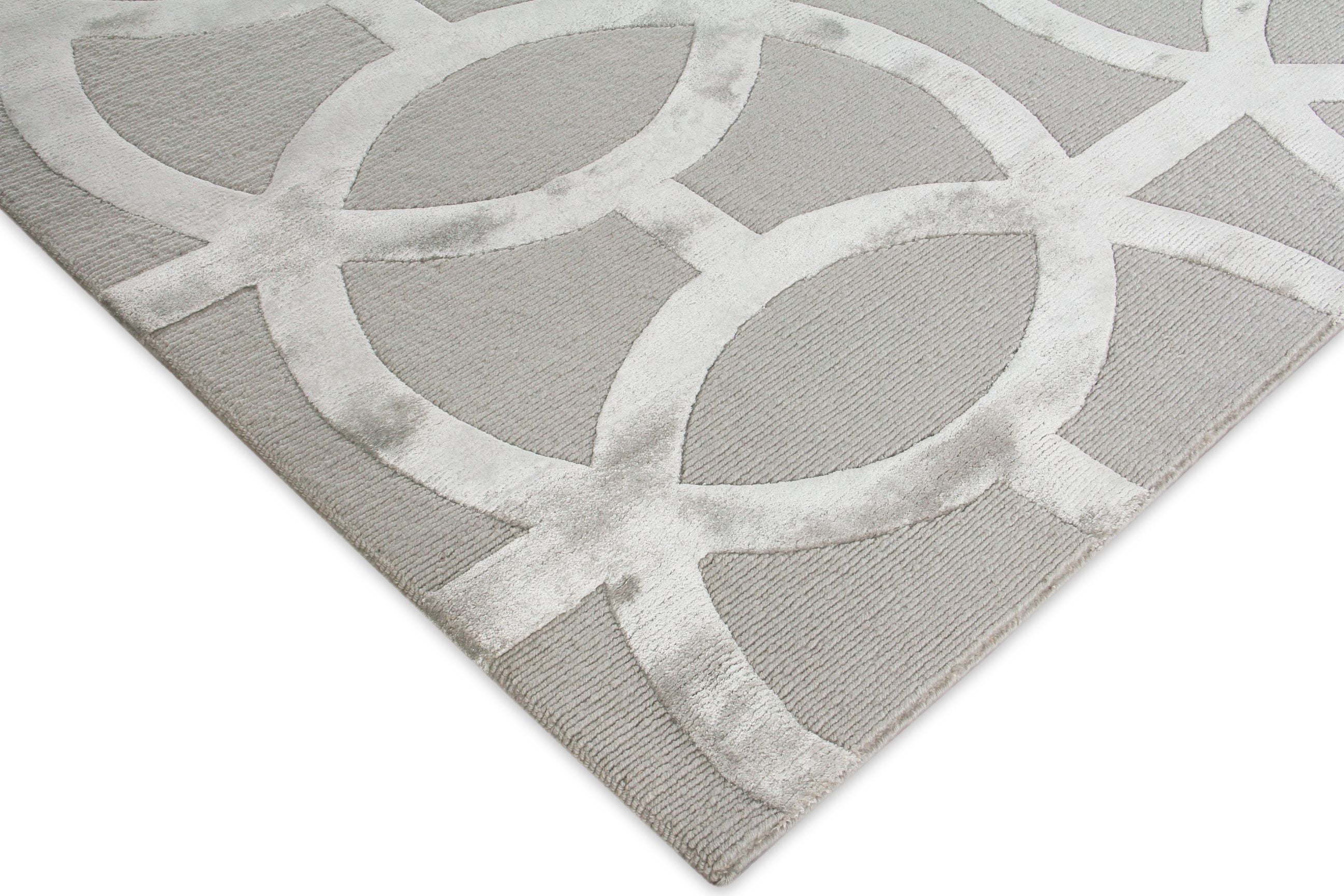 Exquisite Rugs Metro Velvet Handmade Hand-Knotted New Zealand Wool and Viscose Area Rug