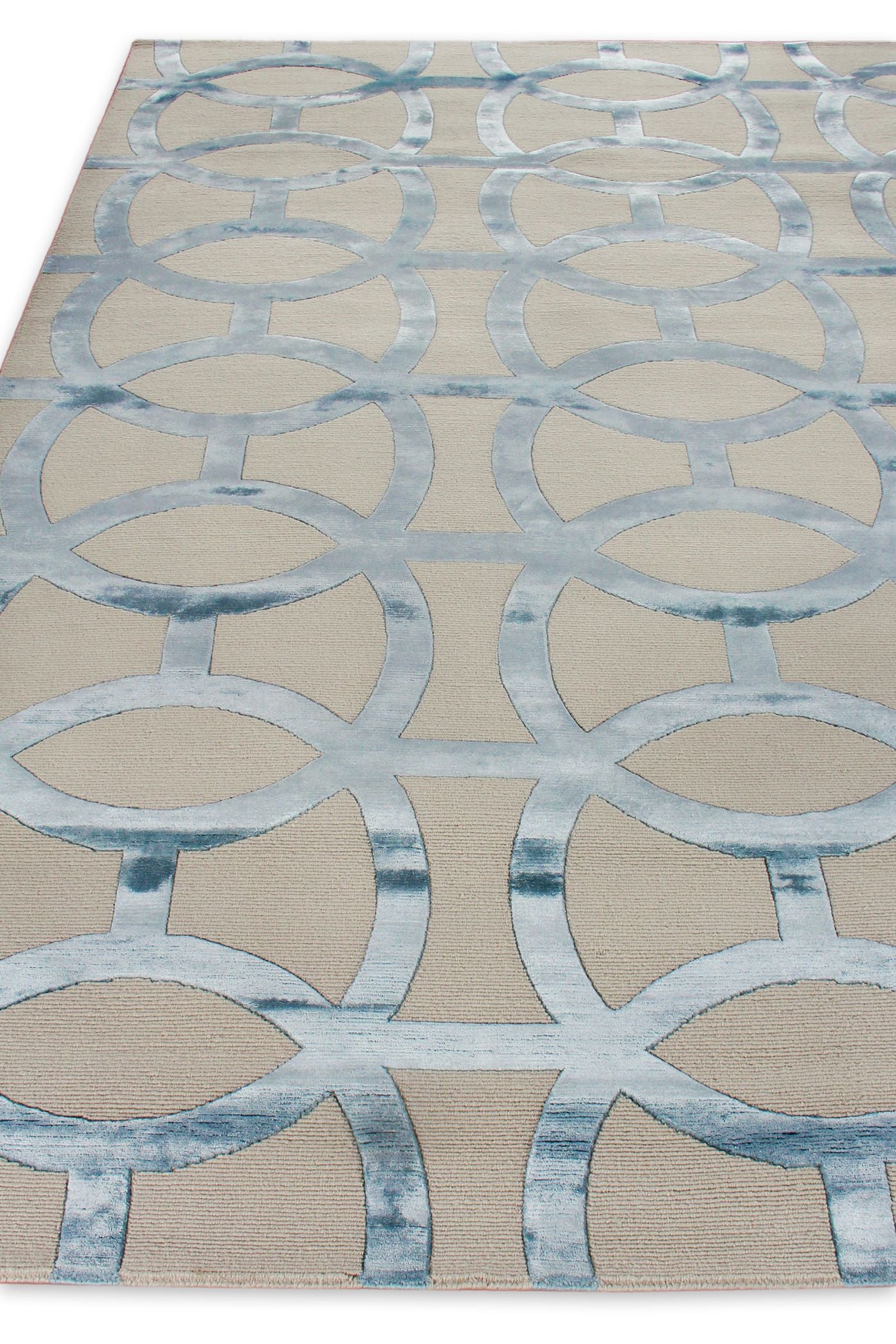 Exquisite Rugs Metro Velvet Handmade Hand-Knotted New Zealand Wool and Viscose Area Rug
