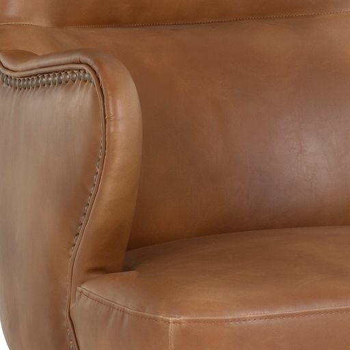 Sunpan Hubert Office Chair - Tobacco Tan