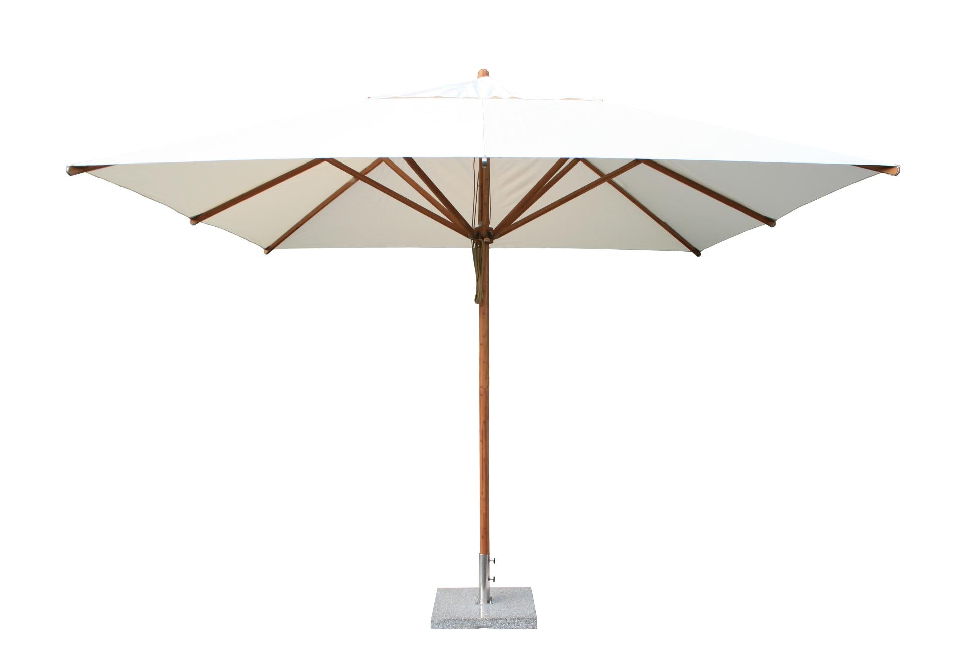 Bambrella Levante 3.4m Square Bamboo Umbrella