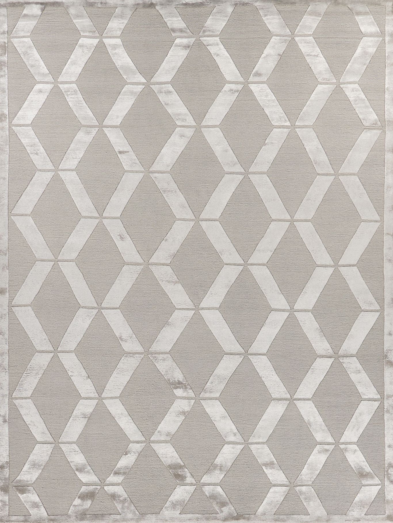 Exquisite Rugs Metro Velvet Handmade Hand-Knotted New Zealand Wool and Viscose Area Rug