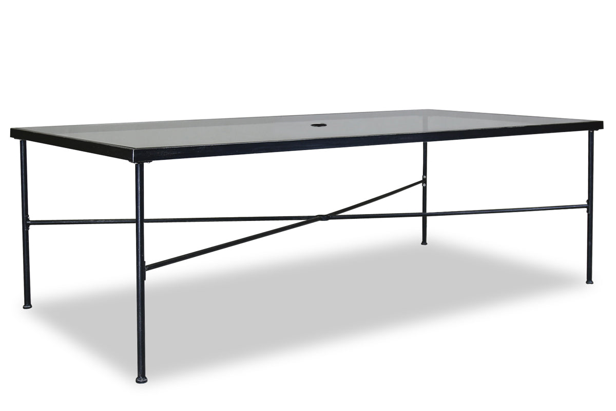 Sunset West Provence Wrought Iron 84" Dining Table