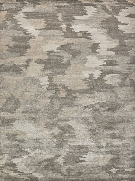 Exquisite Rugs Bamboo Silk Handmade Hand-Knotted Bamboo Silk and Cotton Area Rug