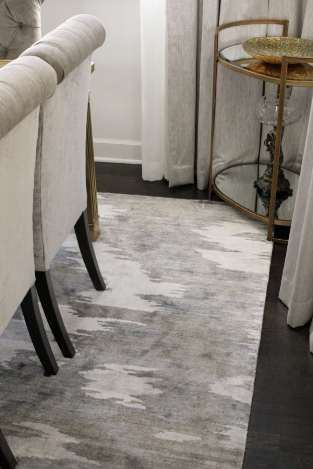 Exquisite Rugs Bamboo Silk Handmade Hand-Knotted Bamboo Silk and Cotton Area Rug