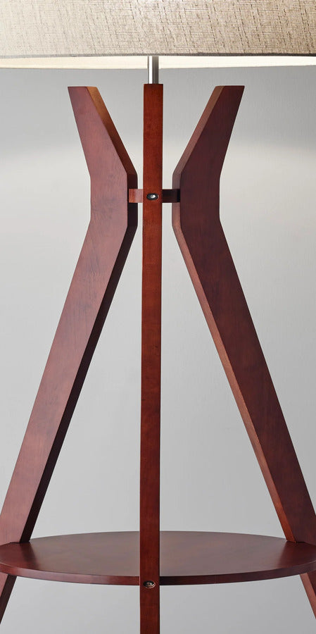 Adesso Bedford Shelf Floor Lamp