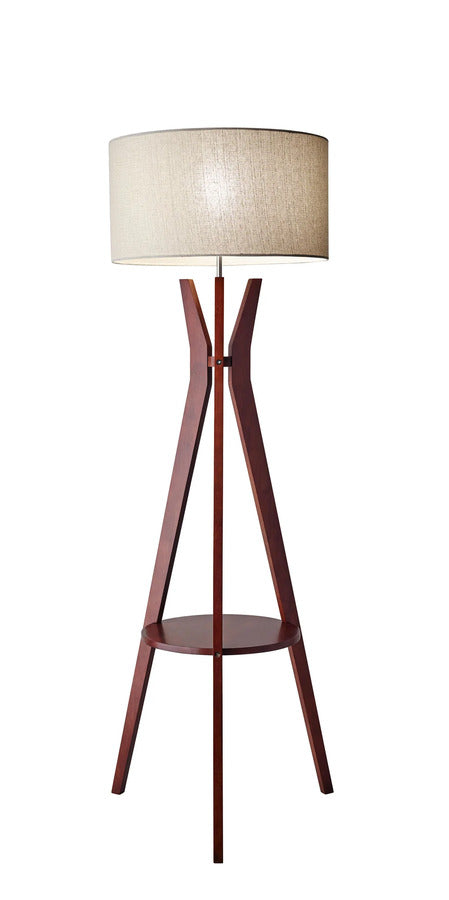 Adesso Bedford Shelf Floor Lamp