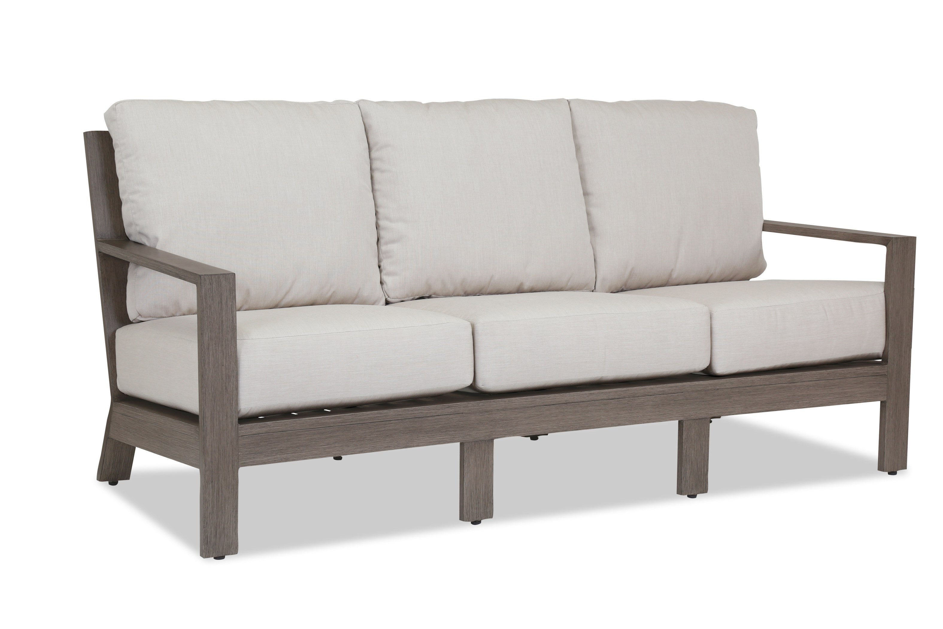 Sunset West Laguna Aluminum Sofa with Cushion