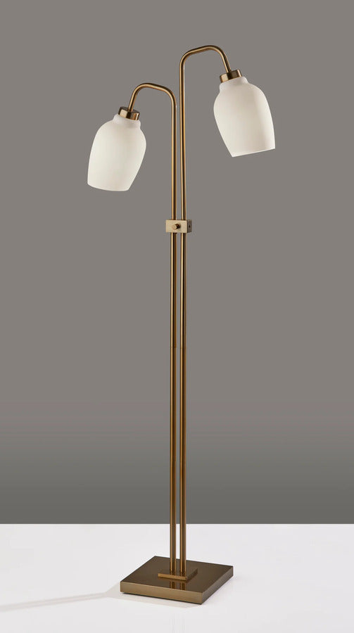 Adesso Clara 2 Light Floor Lamp