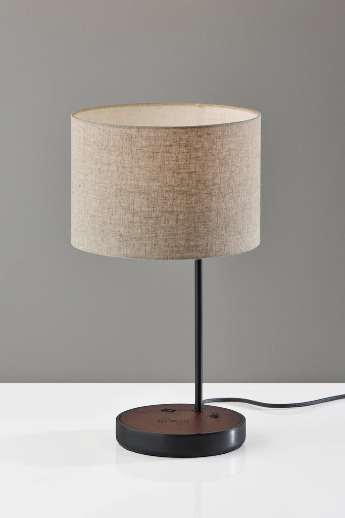 Adesso Oliver Wireless Charging Table Lamp