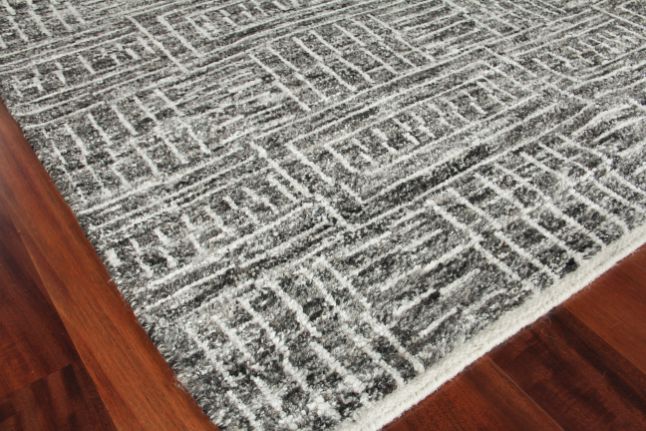 Exquisite Rugs Aldridge Handmade Hand-Knotted New Zealand Wool and Bamboo Silk Area Rug