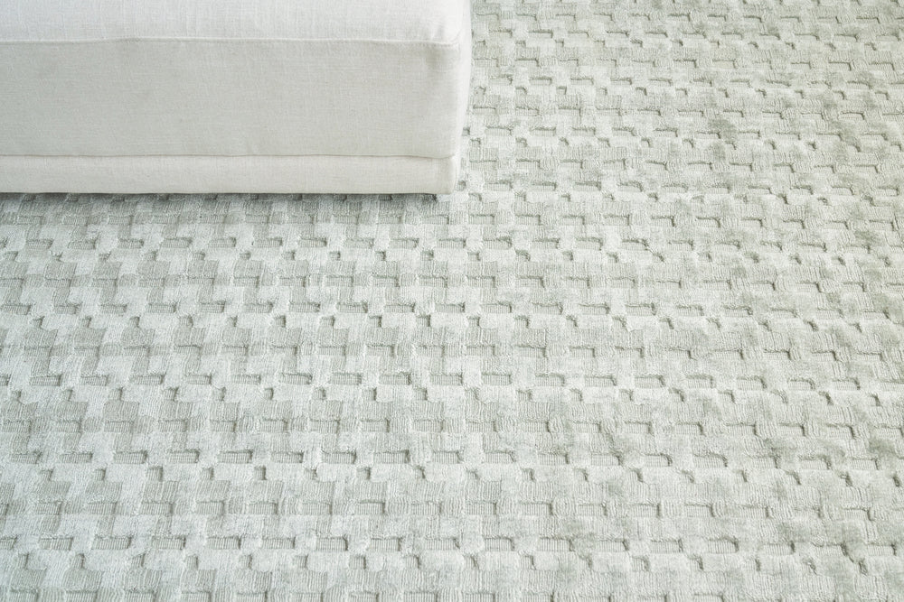 Exquisite Rugs Monroe Silk Handmade Hand Loomed Bamboo Silk and Cotton Area Rug