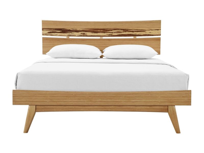 Greenington Azara Queen Platform Bed, Caramelized / Sable