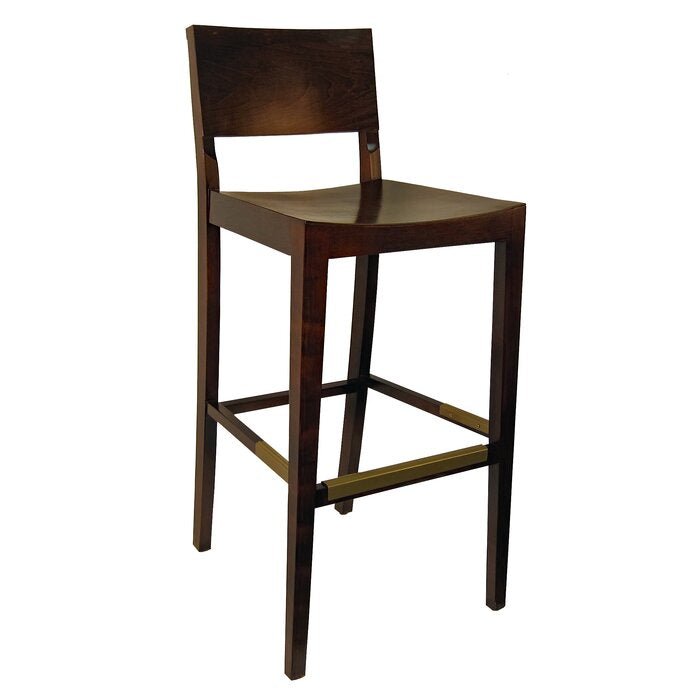 H&D Seating Maddison Wooden Barstool with Plywood Seat