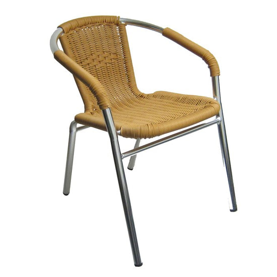 H&D Seating Stacking Patio Dining Armchair