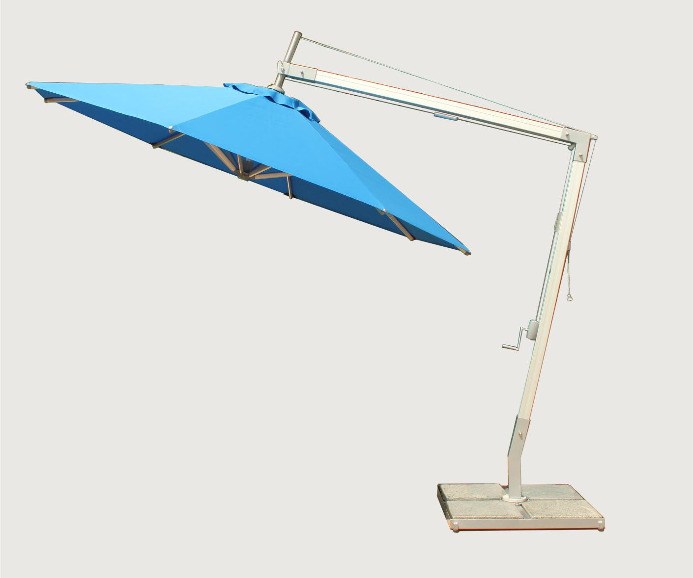 Bambrella Santa Ana 3.0m Round Side Wind Aluminum Cantilever Umbrella