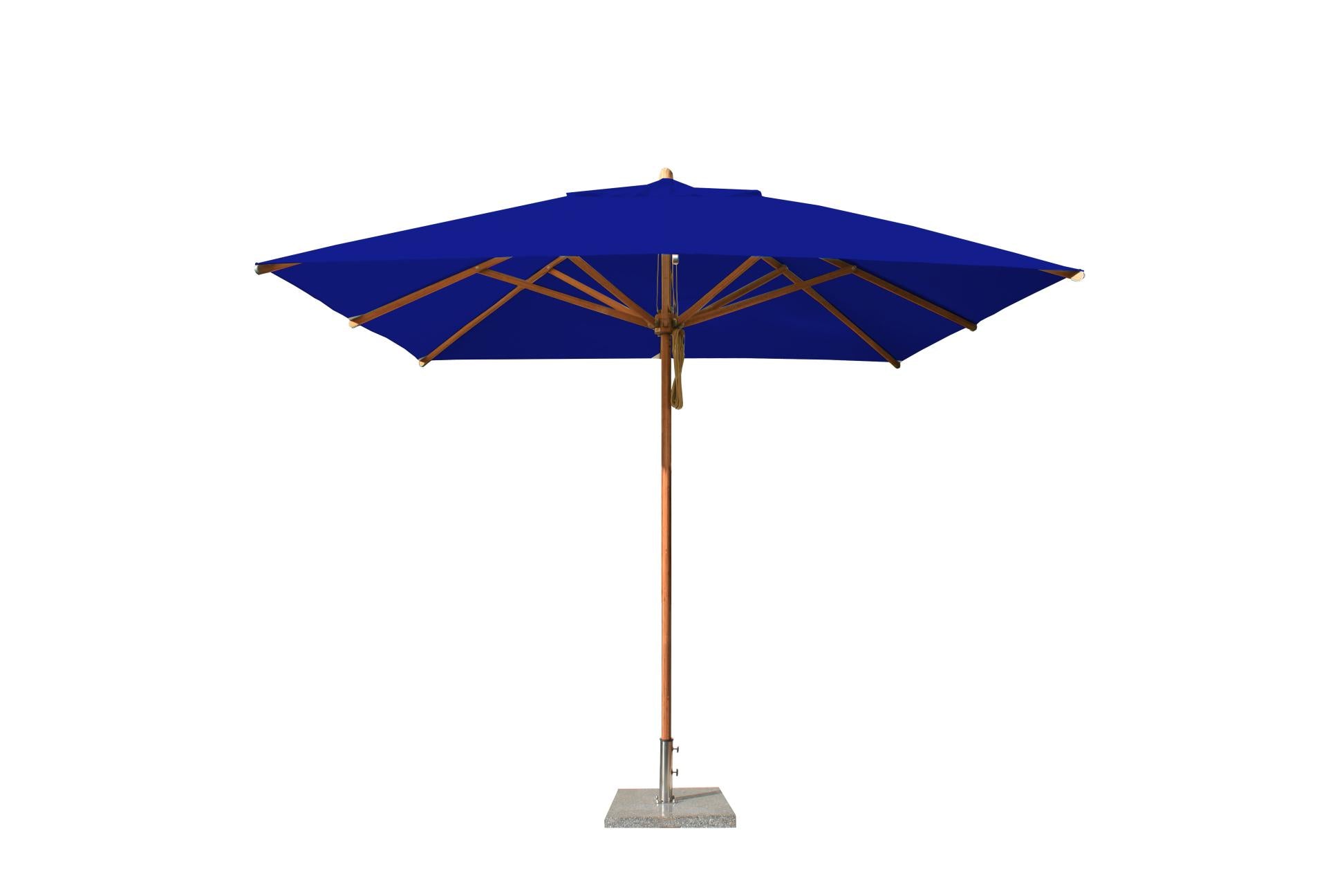 Bambrella Levante 3.0m Square Bamboo Umbrella