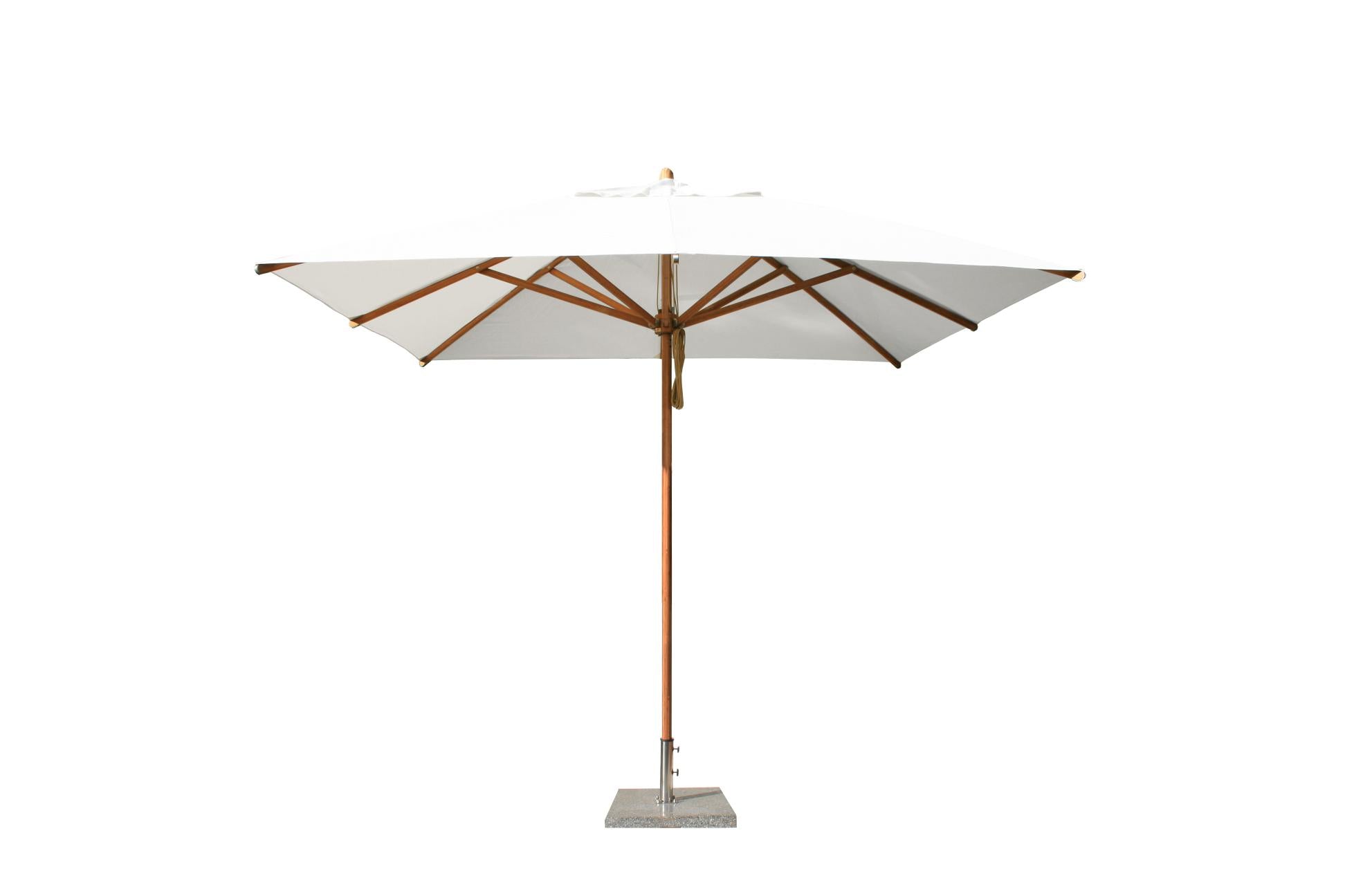 Bambrella Levante 3.0m Square Bamboo Umbrella