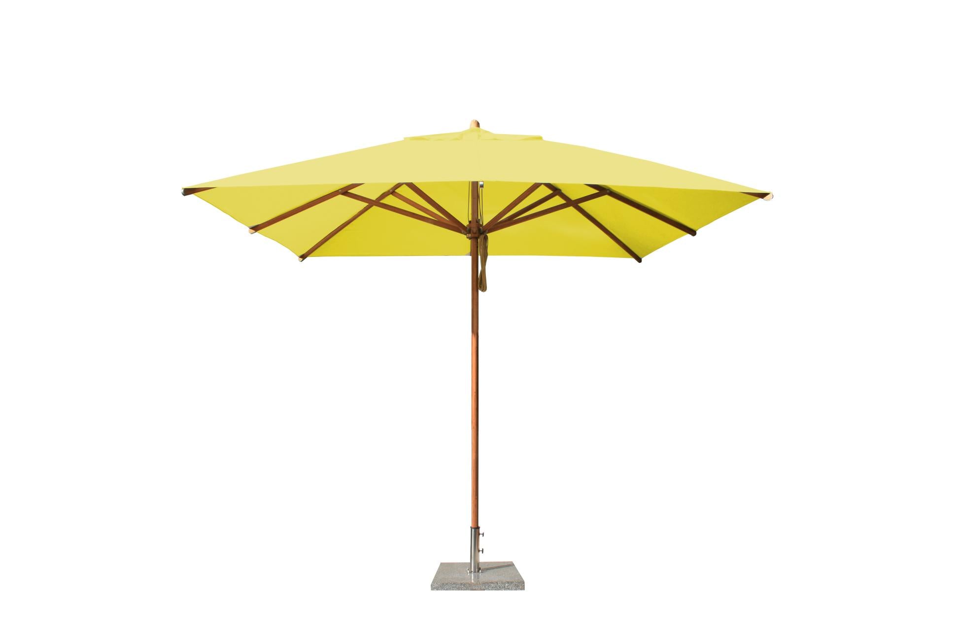 Bambrella Levante 3.0m Square Bamboo Umbrella