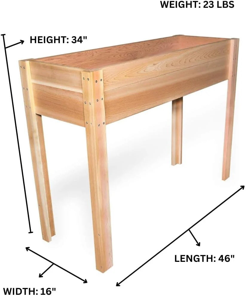 All Things Cedar 4-ft Planter Box on Legs