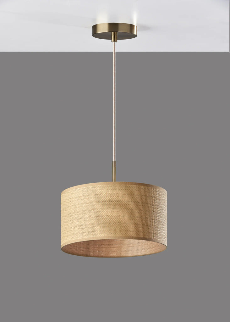 Adesso Harvest Pendant Antique Brass