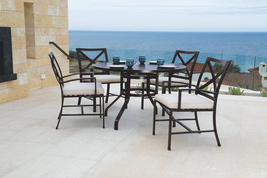 Sunset West La Jolla Aluminum Dining Chair with Cushion