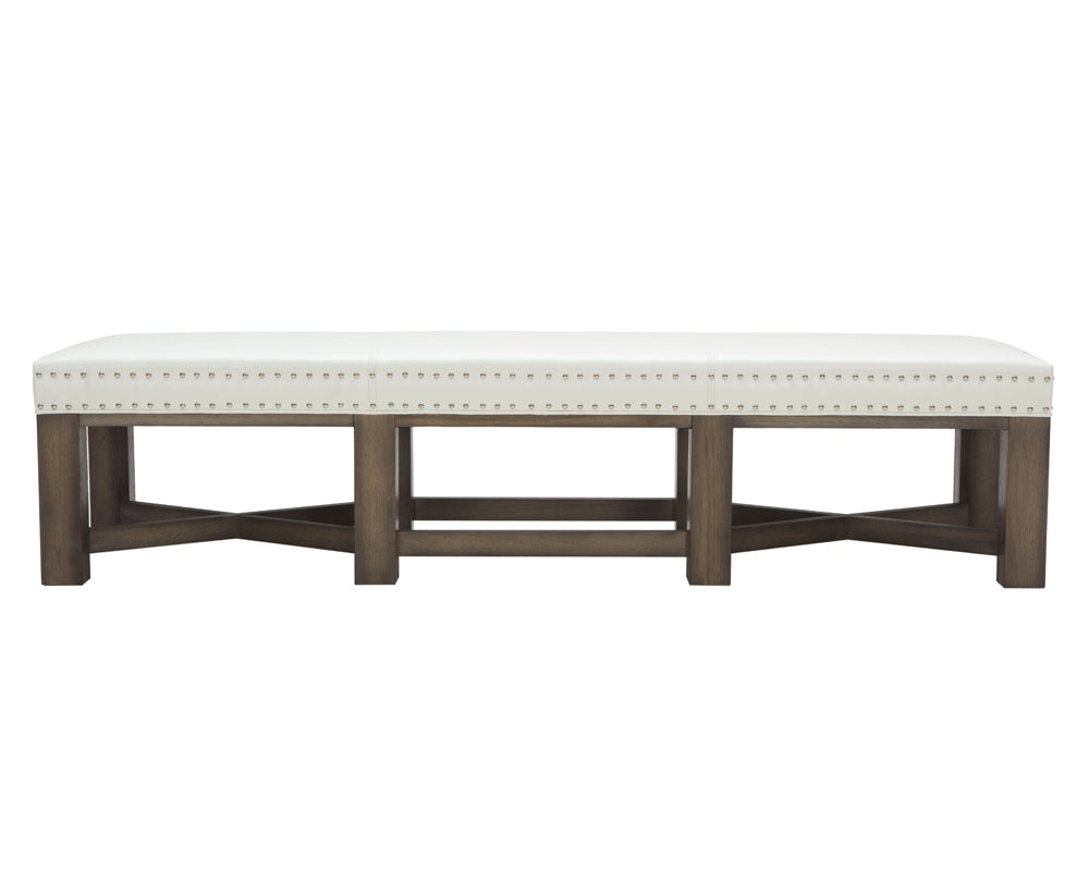 Sunpan Brixton Bench - Ivory