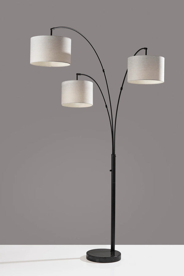 Adesso Bowery 3-Arm Arc Lamp