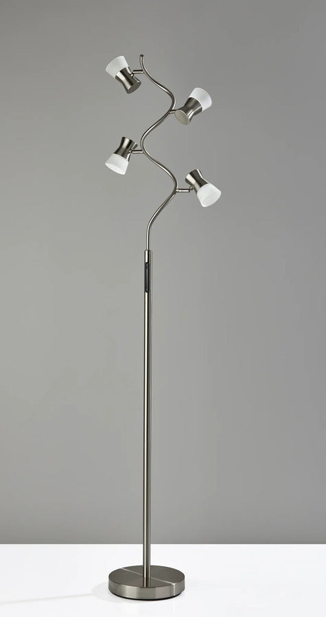 Adesso Cyrus LED Floor Lamp w. Smart Switch