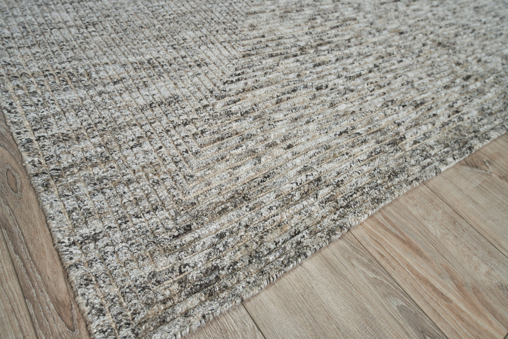 Exquisite Rugs Crescent Handmade Hand-Knotted New Zealand Wool Ivory Area Rug