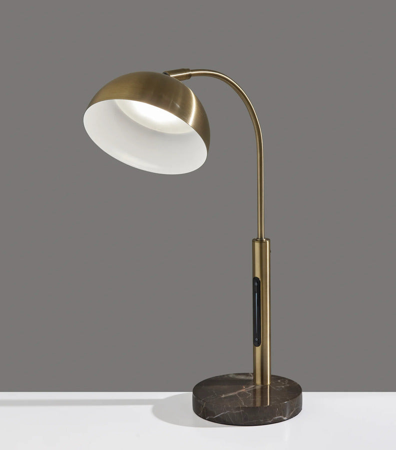Adesso Bolton LED Desk Lamp With Smart Switch