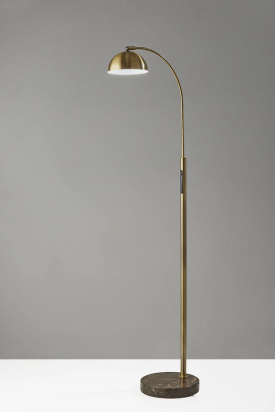 Adesso Bolton LED Floor Lamp With Smart Switch