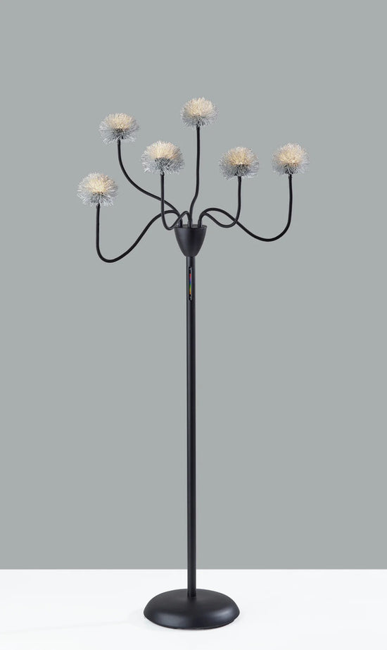 Adesso Pom Pom RGB LED Floor Lamp