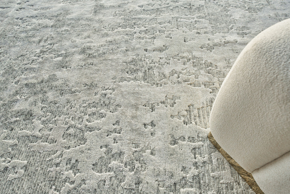 Exquisite Rugs Cosmo Handmade Hand-Knotted New Zealand Wool and Bamboo Silk Area Rug