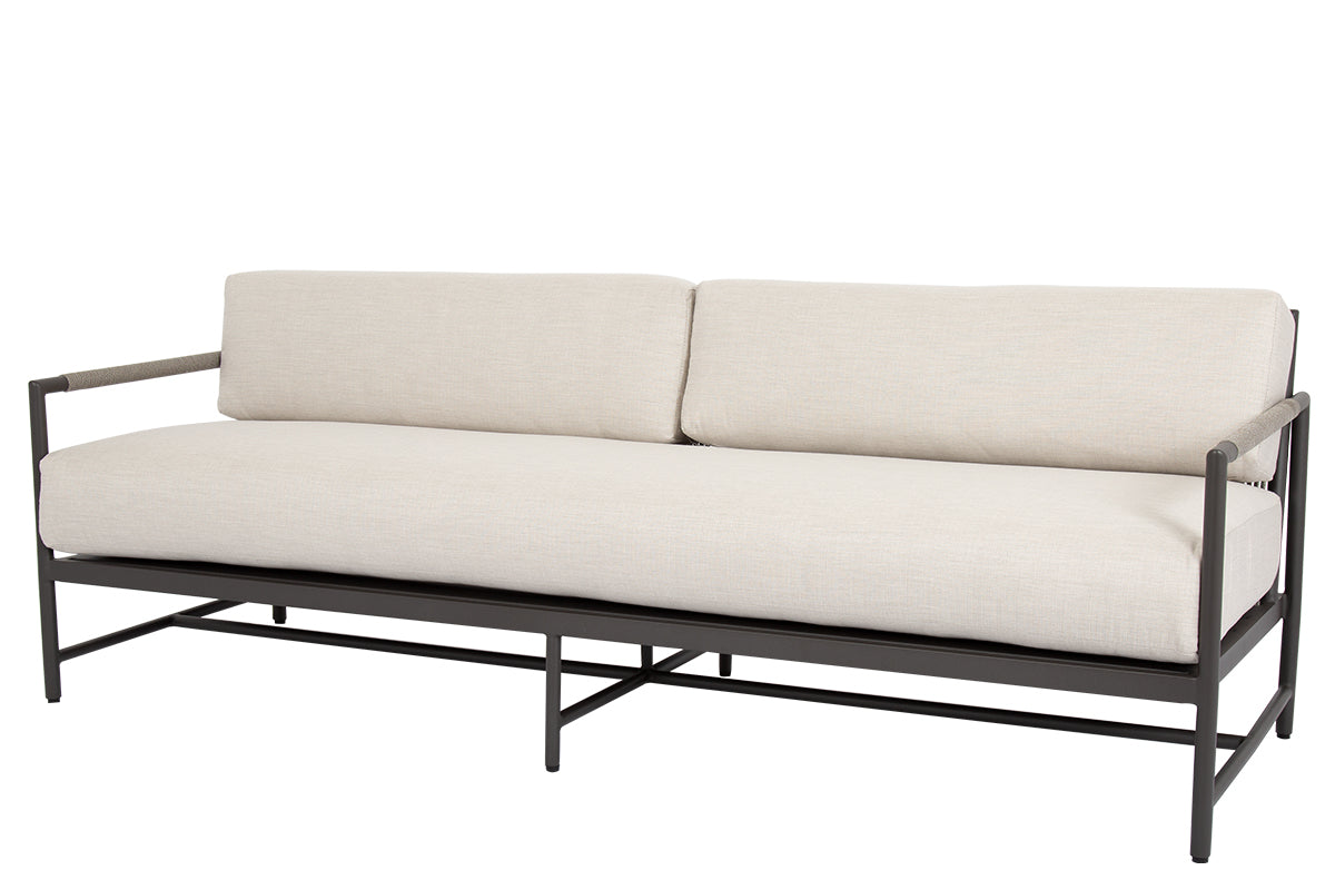 Sunset West Pietra Sofa With Echo Ash Cushion