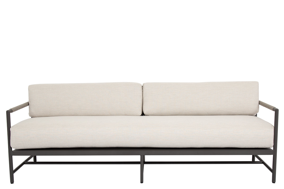 Sunset West Pietra Sofa With Echo Ash Cushion