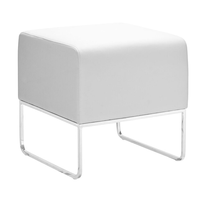 Zuo Modern Plush Ottoman