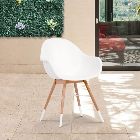 International Home Miami Amazonia Charlotte 4 Piece Teak Patio Armchair Set