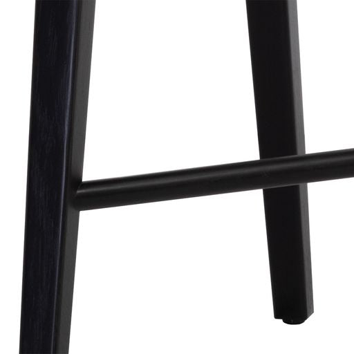 Sunpan Dominic Counter Stool in Black / Walnut / Light Oak