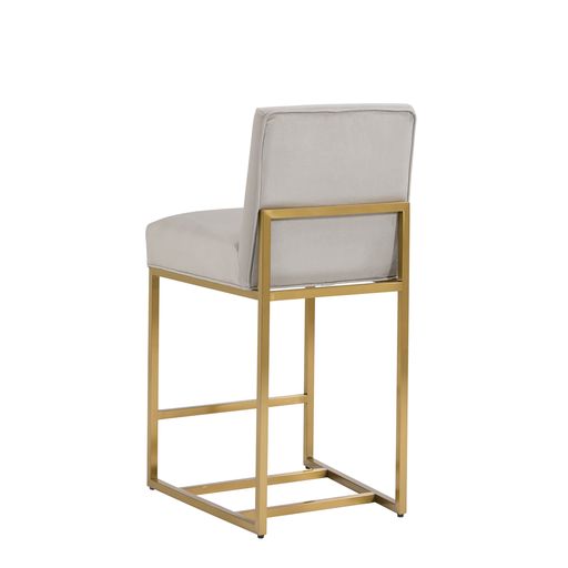 Sunpan Joyce Counter Stool Casablanca Stratus / Cube Black