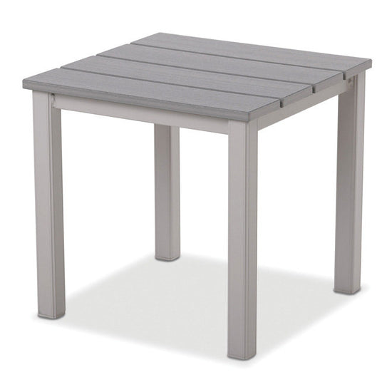 Telescope Casual Rustic Polymer 21" Square End Table