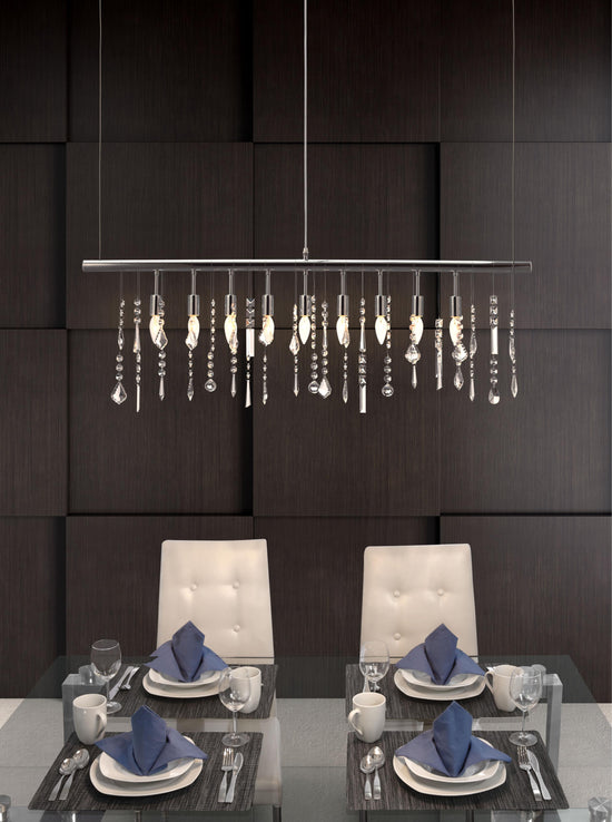 Zuo Modern Shooting Stars Ceiling Lamp Chrome