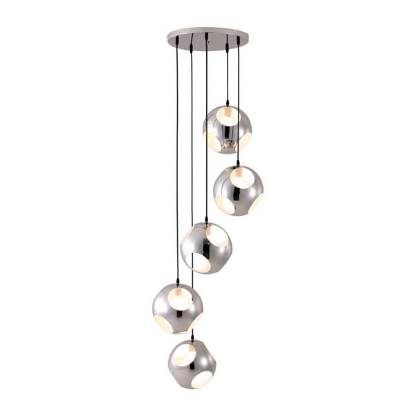 Zuo Modern Meteor Shower Ceiling Lamp Chrome