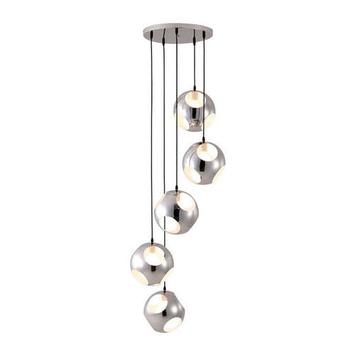 Zuo Modern Meteor Shower Ceiling Lamp Chrome