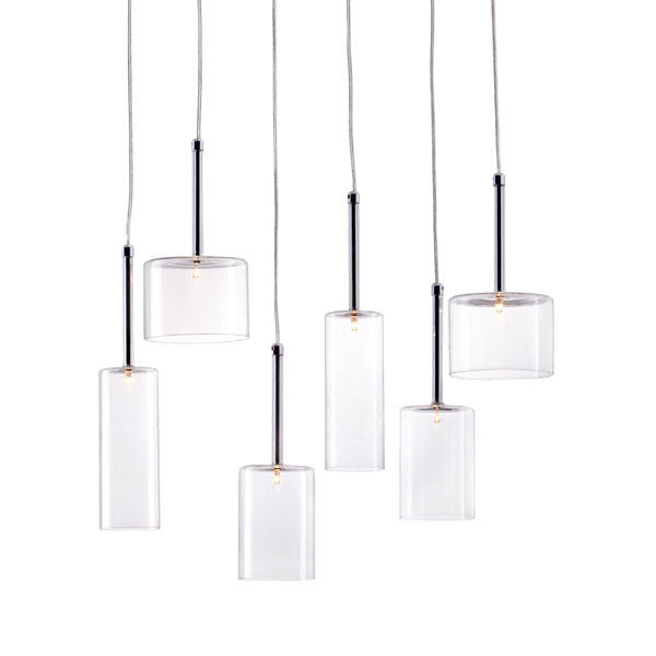 Zuo Modern Hale Ceiling Lamp Clear
