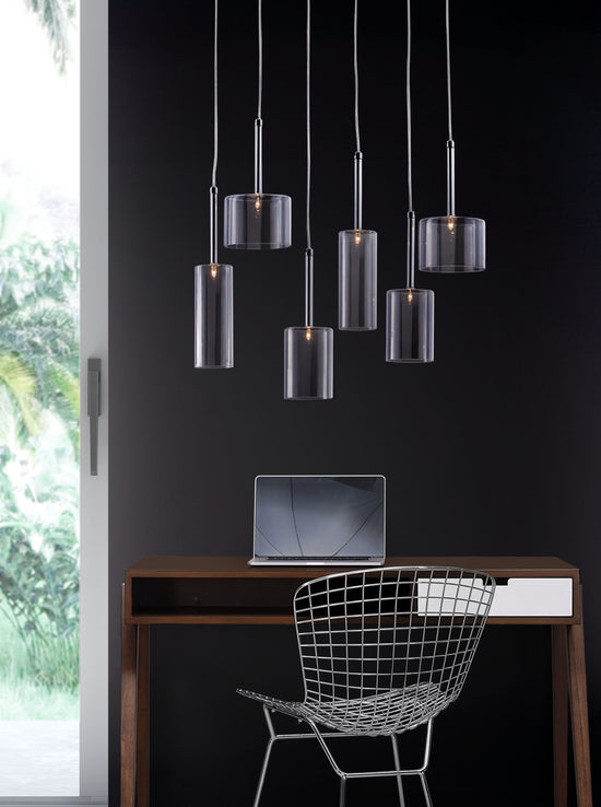 Zuo Modern Hale Ceiling Lamp Clear